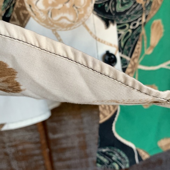 Chico’s No-Iron button up top Chicos size 0 XS equestrian preppy classic blouse - Picture 9 of 14